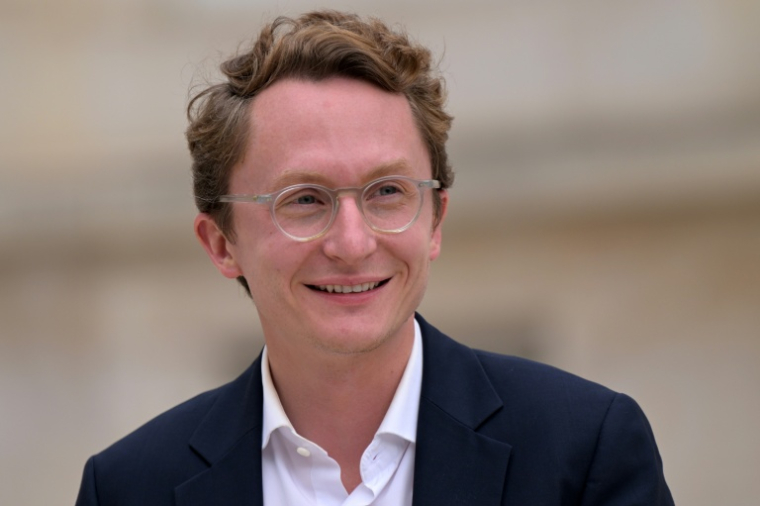 Le député Paul Midy, le 8 juillet 2024 à l'Assemblée nationale ( AFP / Bertrand GUAY )