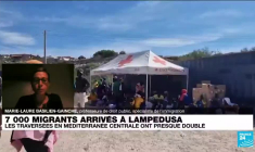 7000 migrants en 48h à Lampedusa : "une politique restrictive de l’immigration ne fonctionne pas"