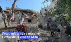 Destruction à Gaza-ville, cible de bombardements israéliens intenses