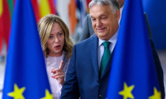 Viktor Orban et Giorgia Meloni assistent au sommet des dirigeants de l'Union européenne à Bruxelles