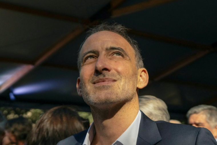 Le leader de Place publique Raphaël Glucksmann, le 27 septembre 2025, à Bram dans l'Aude ( AFP / Idriss BIGOU-GILLES )