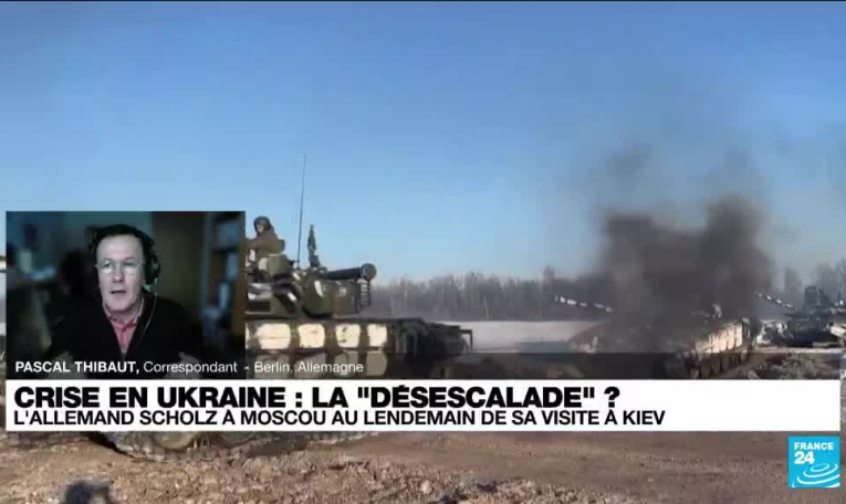 Crise en Ukraine : rencontre Poutine-Scholz sur la sécurité européenne