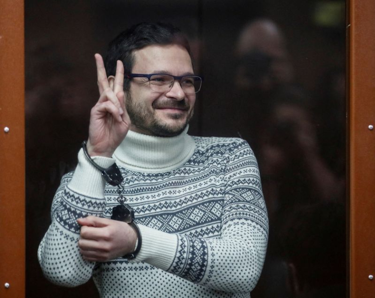 L'opposant russe Ilia Iachine lors de son procès