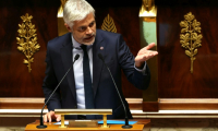 Laurent Wauquiez, président du groupe parlementaire Droite Républicaine à l'Assemblée nationale, le 14 octobre 2025 à Paris ( AFP / Thomas SAMSON )