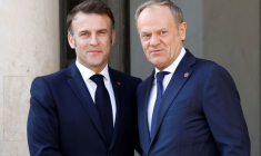 Rencontre avec les dirigeants européens et le président ukrainien Volodymyr Zelenskiy sur la paix et la sécurité pour l'Ukraine au Palais de l'Elysée à Paris