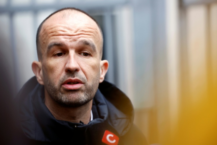 Le coordinateur de LFI Manuel Bompard, le 18 février 2026 à Paris ( AFP / Charlotte SIEMON )