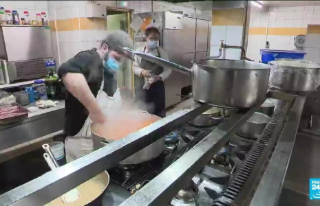 Télétravail : les restaurants français tournent au ralenti