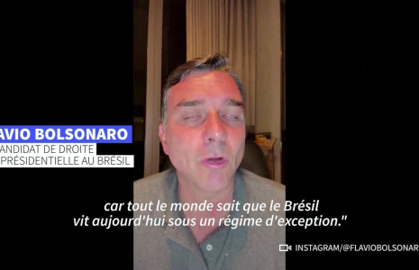 Flavio Bolsonaro dit avoir quitté le Brésil pour fuir une "persécution"