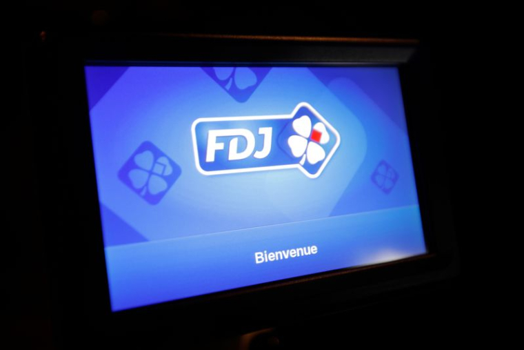 Le logo de la Francaise des Jeux (FDJ), l'opérateur de la loterie nationale française