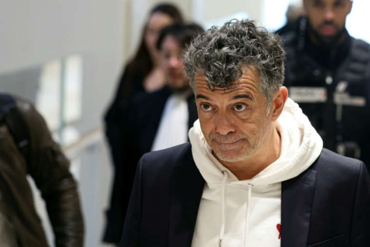 Stéphane Plaza lors du procès en première instance à Paris le 18 février 2025 ( AFP / ALAIN JOCARD )