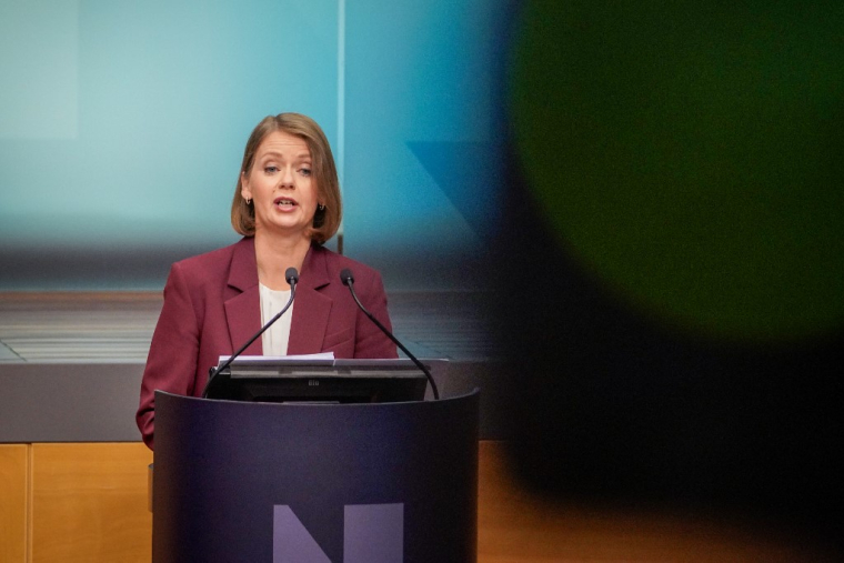 Ida Wolden Bache, le 19 juin 2025, à Oslo ( NTB / GORM KALLESTAD )