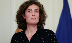 L'ancienne joueuse de tennis française Angélique Cauchy à Paris, le 18 novembre 2024 ( AFP / Ian LANGSDON )