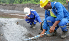 échantillon eau Eramet (Crédit:  / Eramet group médias)