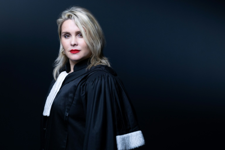 La magistrate et autrice française Valentine Vendôme à Paris, le 13 avril 2026 ( AFP / Joel Saget )