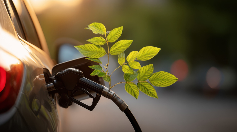 Les biocarburants de nouvelle g&eacute;n&eacute;ration n&rsquo;entrent pas en comp&eacute;tition avec les cultures alimentaires. (cr&eacute;dit: Adobe Stock/photo g&eacute;n&eacute;r&eacute;e par IA)