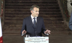 Macron appelle à se "méfier" des sondages prédisant la victoire de Le Pen en 2027