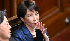 La Première ministre japonaise Sanae Takaichi, le 18 février 2026 à Tokyo ( AFP / Kazuhiro NOGI )