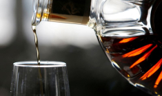 Une bouteille de cognac