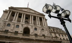 La Banque d'Angleterre (BoE) dans le centre de Londres. Photo prise le 6 novembre 2025 ( AFP / Niklas HALLE'N )