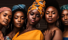 Le tissu wax est devenu populaire en raison de ses couleurs vives. (crédit : Adobe Stock / photo générée par IA)