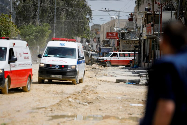 Le site d'un raid israélien, en Cisjordanie