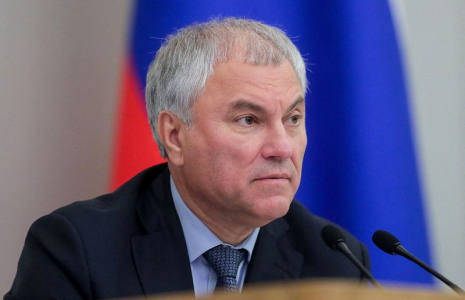 Le président de la Douma d'État russe, Viatcheslav Volodine
