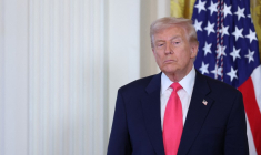 Donald Trump à Washington, aux États-Unis, le 13 novembre 2025. ( GETTY IMAGES NORTH AMERICA / ANNA MONEYMAKER )