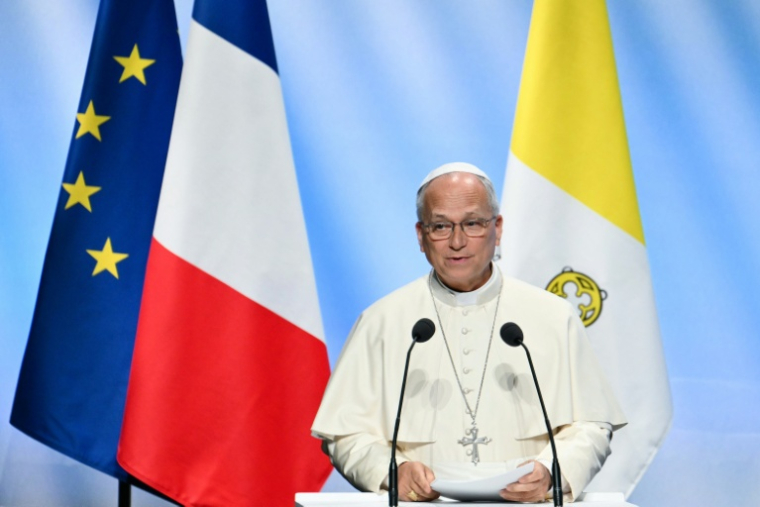 Le pape Léon XIV à Metz le 28 septembre 2026  ( AFP / Alberto PIZZOLI )
