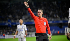 François Letexier au sifflet d'une finale européenne