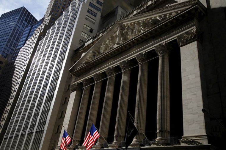 Le bâtiment de la Bourse de New York à Manhattan
