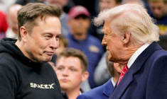 Elon Musk salue le président américain Donald Trump