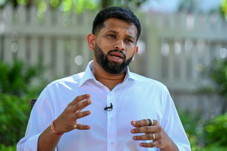 Vivaan Karani, directeur général du centre Vantara de sauvetage et de conservation de la faune sauvage, lors d'un entretien avec l'AFP à Jamnagar, le 25 septembre 2026 en Inde ( AFP / Punit PARANJPE )