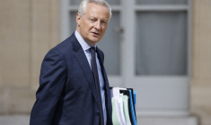 Bruno Le Maire à Paris, le 30 août 2023. ( AFP / LUDOVIC MARIN )
