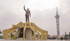 Le mausolée de Patrice Lumumba, héros de l'indépendance congolaise, à Kinshasa, le 30 juin 2022 en RDC ( AFP / Arsene Mpiana )