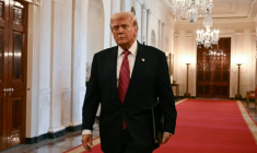 Le président américain Donald Trump à la Maison Blanche, à Washington, aux Etats-Unis, le 18 juillet 2025 ( AFP / Brendan SMIALOWSKI )