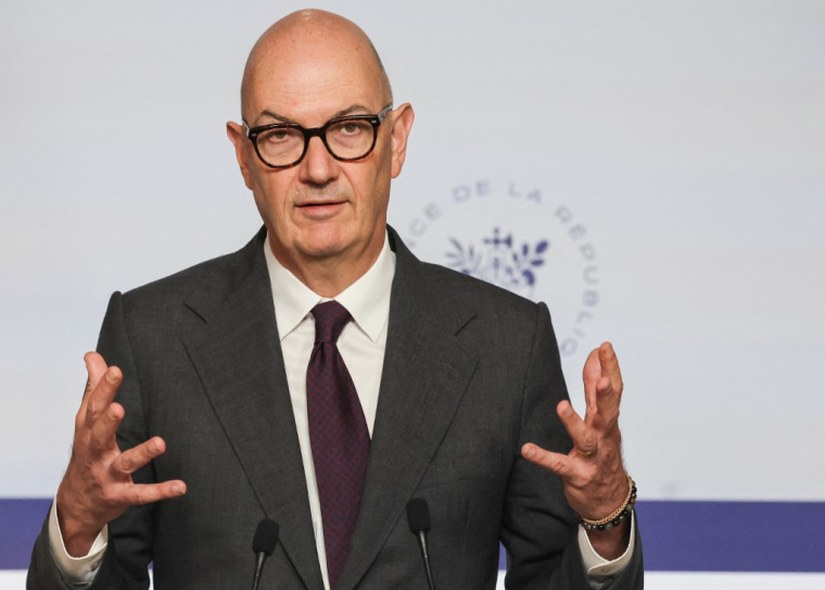 Roland Lescure, à Paris, le 1er octobre 2026 ( AFP / LUDOVIC MARIN )