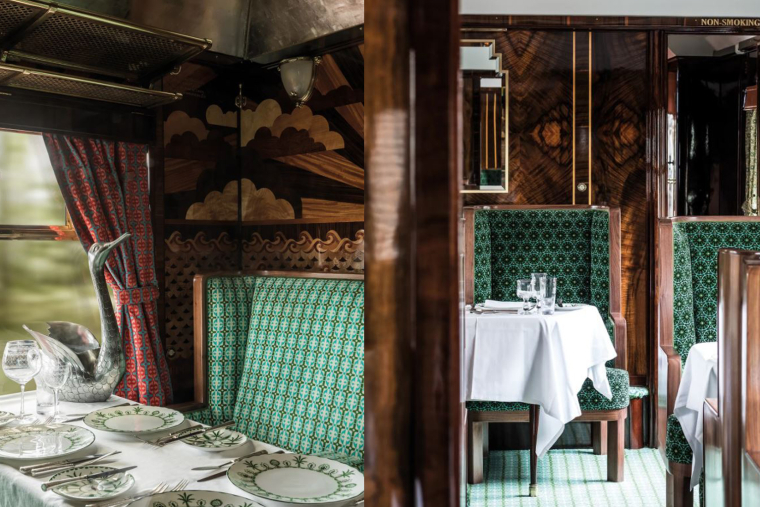 Le réalisateur Wes Anderson a redécoré l'un des wagons du British Pullman. Crédit photo : admagazine.fr