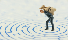 "Dans beaucoup de grands pays de l'OCDE, avec la volonté de soutenir la croissance, avec le vieillissement démographique, avec les crises, avec le désir de baisser la pression fiscale, le taux d'endettement public a beaucoup progressé." (crédit : Adobe Stock)