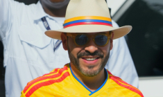 Le président-élu de la Colombie Abelardo de la Espriella, le 21 juin 2026 à Barranquilla ( AFP / Vanexa Romero )