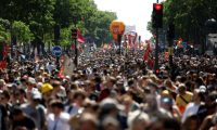 Manifestation du 1er-Mai à Paris, le 1er mai 2025 ( AFP / Ian LANGSDON )
