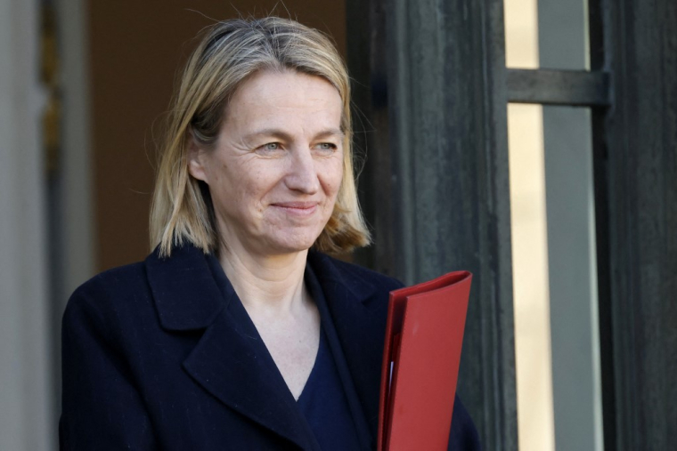 Astrid Panosyan-Bouvet, le 5 mars 2025, à Paris ( AFP / LUDOVIC MARIN )