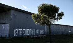 Le centre pénitentiaire d'Aix-Luynes à Aix-en-Provence dans les Bouches-du-Rhône, 9 janvier 2026 ( AFP / Thibaud MORITZ )