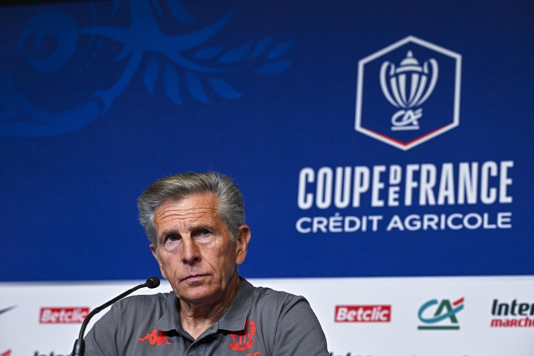 Claude Puel met la pression sur Lens avant la finale