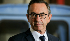 Le ministre de l'Intérieur Bruno Retailleau près de Condecourt, au nord de Paris, le 23 juillet 2025 ( AFP / Thomas SAMSON )