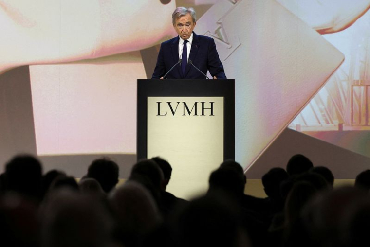 Bernard Arnault, président-directeur général de LVMH Moët Hennessy Louis Vuitton