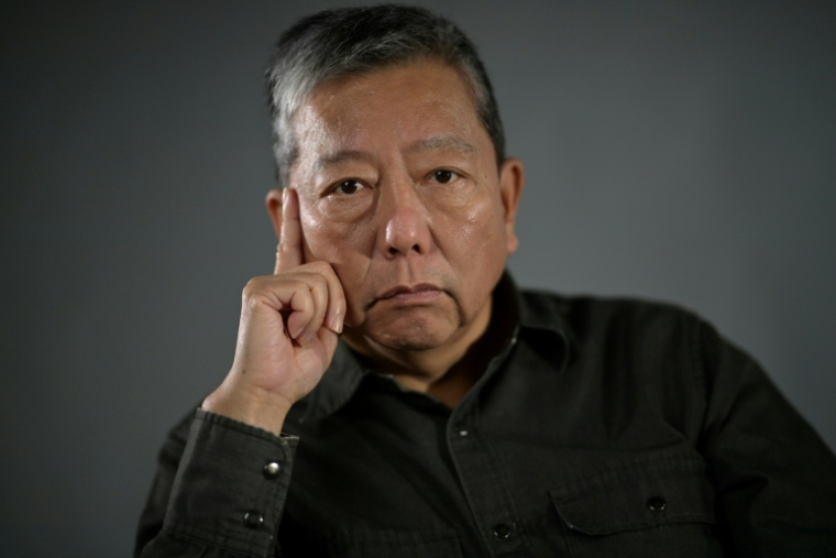 Le militant prodémocratie hongkongais Lee Cheuk-yan lors d'une séance photo à Hong Kong, le 21 mars 2021 ( AFP / Peter PARKS )