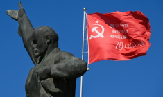 Un monument à Lénine, dans la ville de Tambov, en Russie, le 9 septembre 2026 ( AFP / Igor IVANKO )