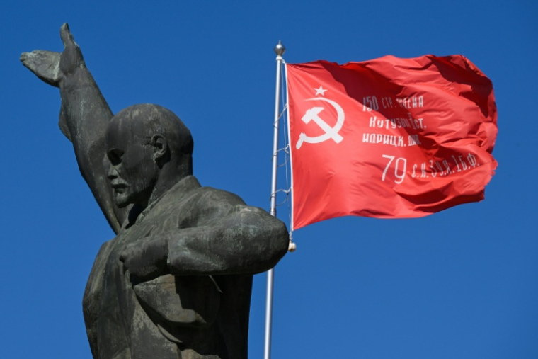 Un monument à Lénine, dans la ville de Tambov, en Russie, le 9 septembre 2026 ( AFP / Igor IVANKO )