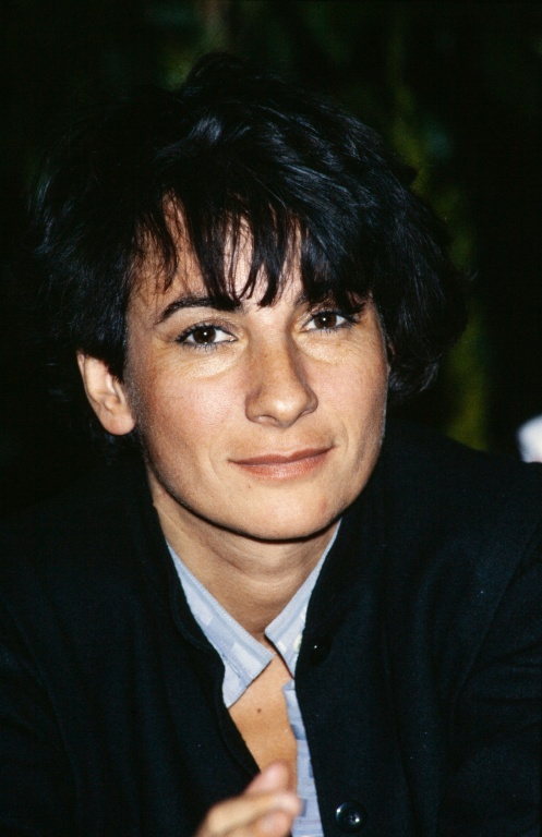 Marie-Paule Belle lors d'un colloque intitulé « Femmes et avenir » à Paris le 9 mars 1984 ( AFP / Georges BENDRIHEM )