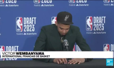 Le Français Victor Wembanyama choisi en première position de la draft NBA par les San Antonio Spurs